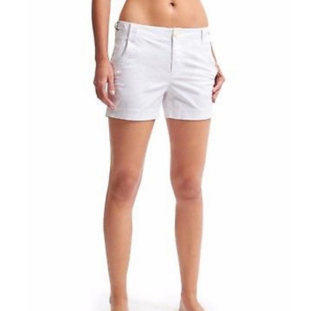 Athleta Organic Cotton Shortie White Shorts